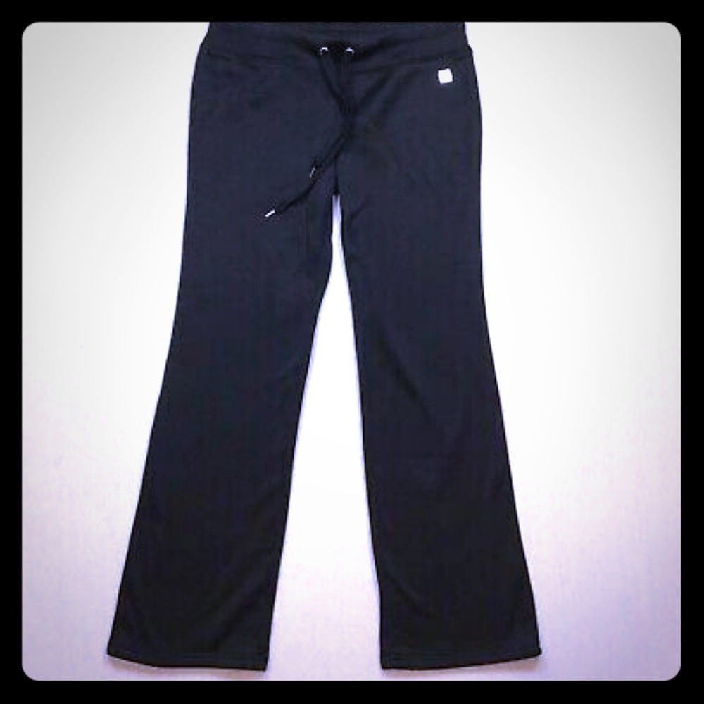 Fila Sport Pants Size Medium Black Slip On Athleti